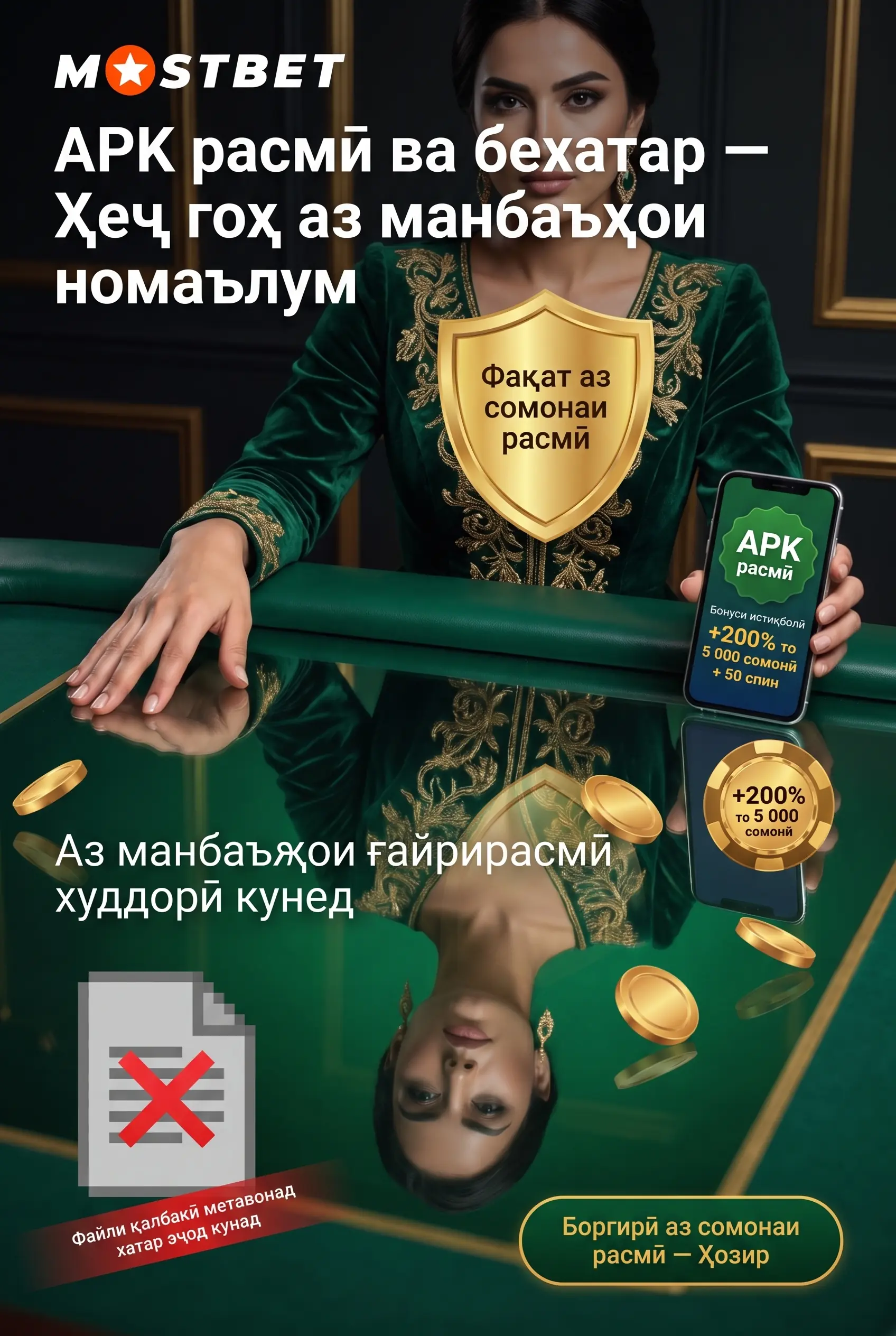 Манбаи расмӣ ва бехатарии APK
