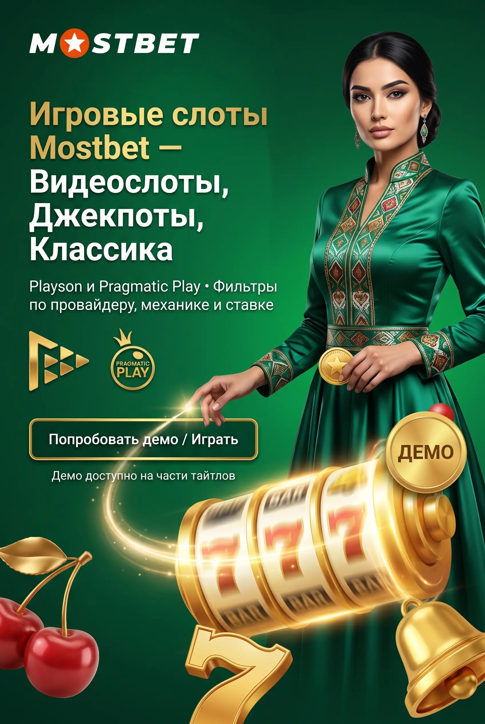 Игровые слоты Mostbet