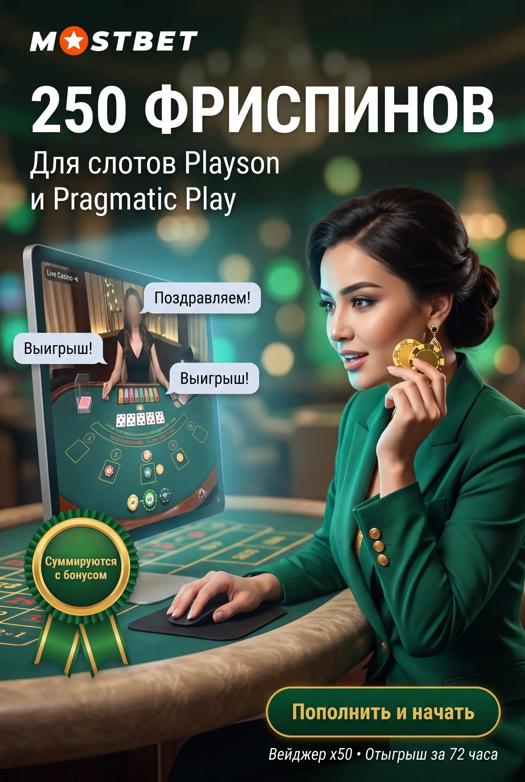 Фриспины Mostbet и доступные игры